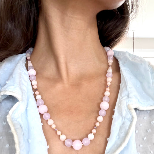 Necklace - Baby Pink