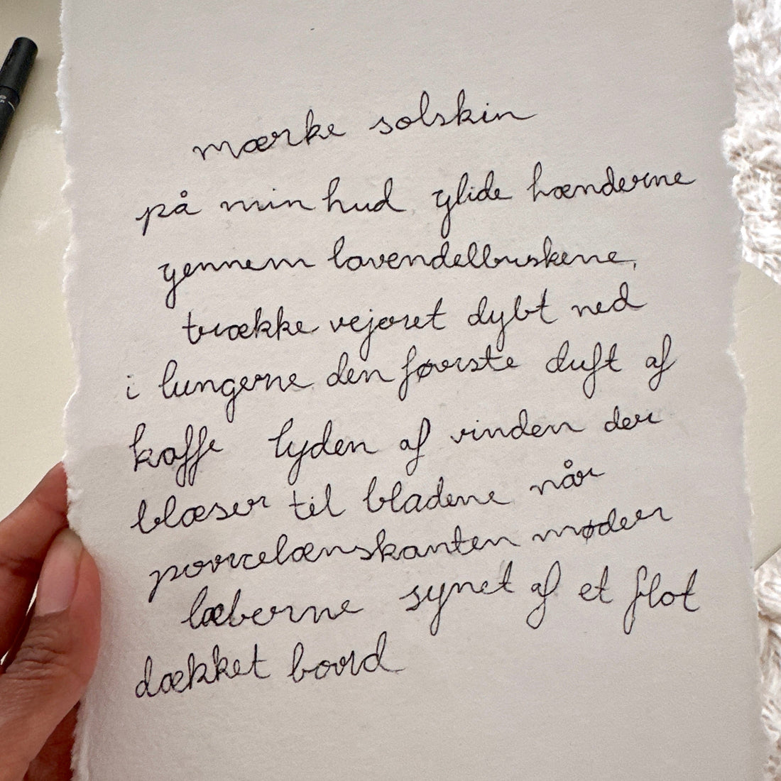 Letters: to sweet and salty objects