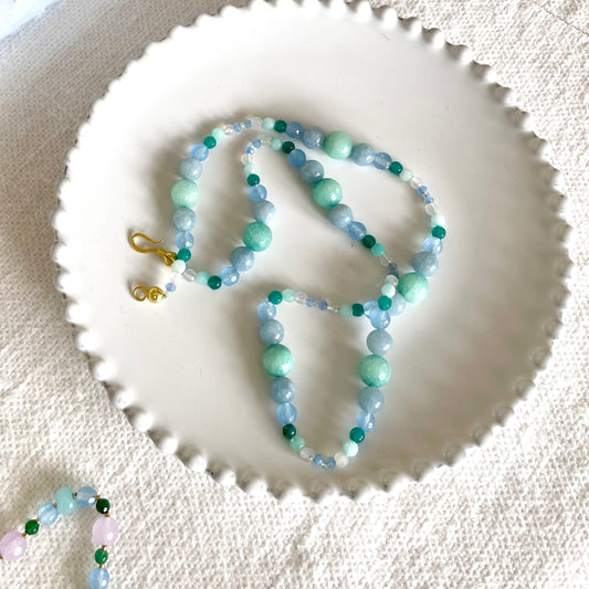 Necklace - Ocean Sky Blue